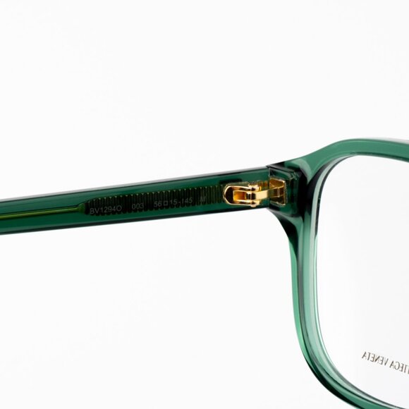 Bottega Veneta BV1294O 003 Green Pilot Women Eyeglasses BRAND NEW - Picture 8 of 12